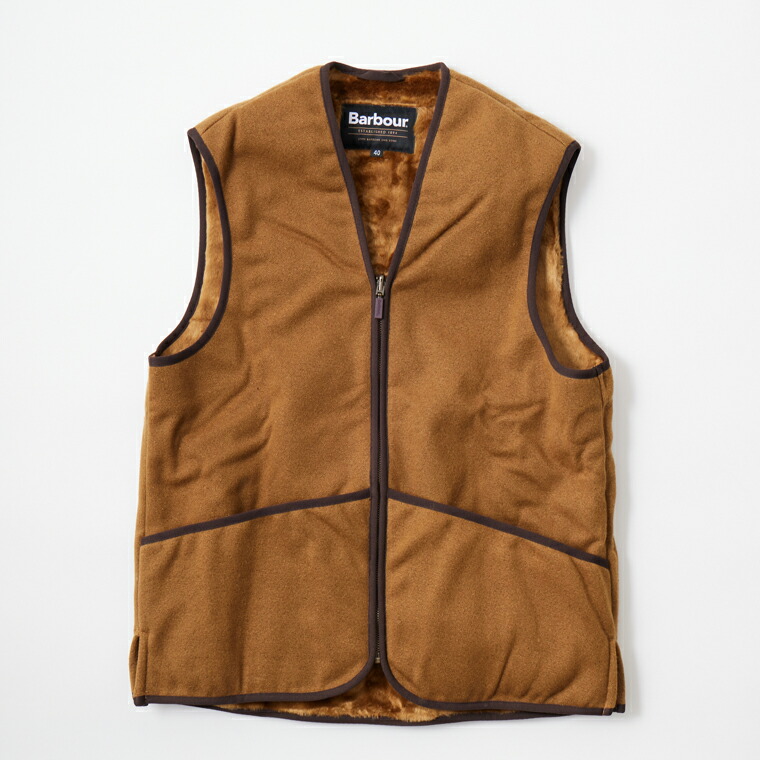 楽天市場】セール！Barbour WARM PILE WAISTCOAT ZIP-IN LINER