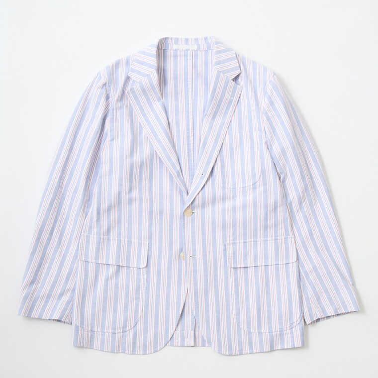 D.C. WHITE (ディーシーホワイト) SUMMER IVY JACKET - SAX_RED サマーアイビージャケット メンズ 27,885円