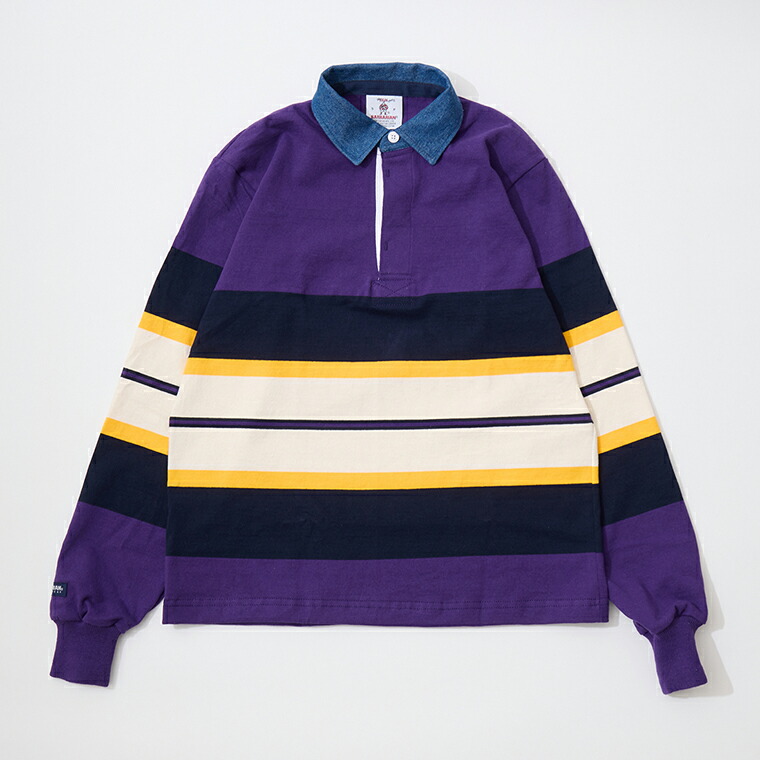 楽天市場】BARBARIAN (バーバリアン) L/S HEAVY WEIGHT RUGBY SHIRT