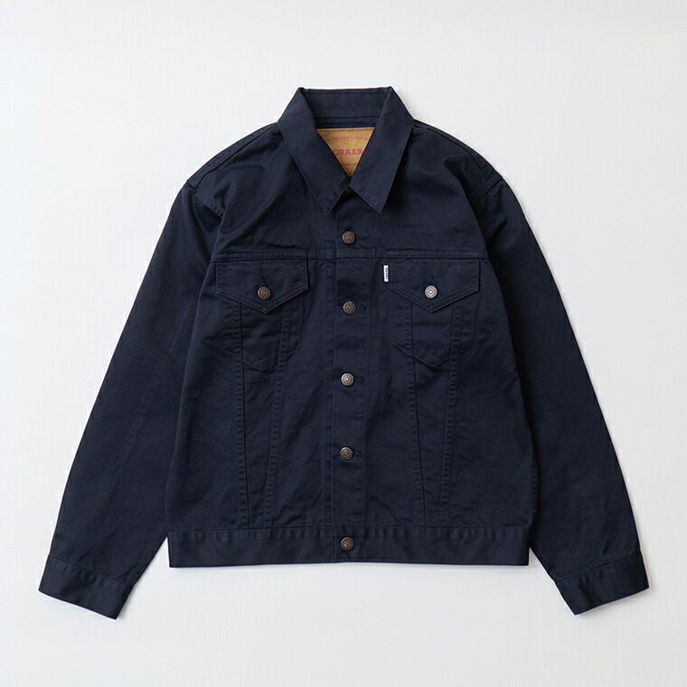 WORKERS (ワーカーズ) Lot 857 SANFORIZED 10oz DOUBLE TWIST CHINO JACKET - NAVY チノジャケット メンズ 25,773円