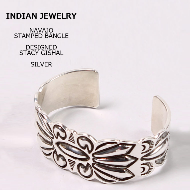 となる】 Indian Jewelry インディアンジュエリー シルバーバングル