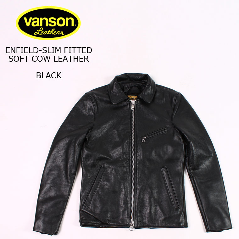 楽天市場】VANSON (バンソン) ENFIELD-SLIM FITTED SOFT COW LEATHER