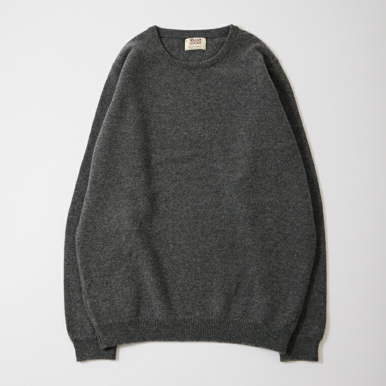 未使用 WILLIAM LOCKIE CREW NECK ARGYLE KNIT WILLIAM LOCKIE（ウィリアムロッキー） WILLIAM LOCKIE CREW NECK