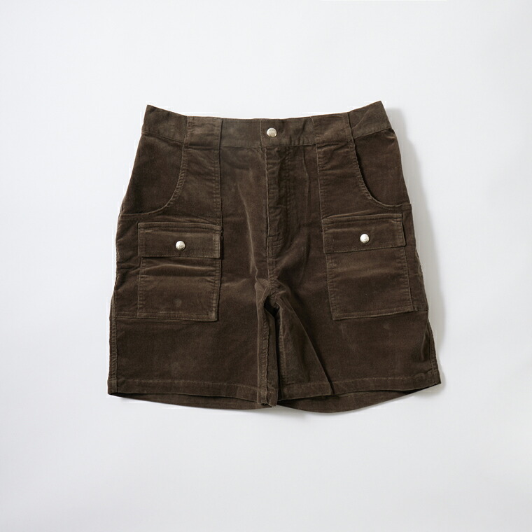 FELCO (フェルコ)  CORDUROY BUSH SHORT 21W STRETCH CORDUROY - OLIVE DRAB 朱夏コール天 さる股引き メンズ