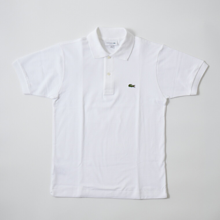 [並行輸入品]FRANCE LACOSTE (フランスラコステ)  S/S PIQUE POLO - WHITE BLANC 001 フララコ スポーツシャツ メンズ