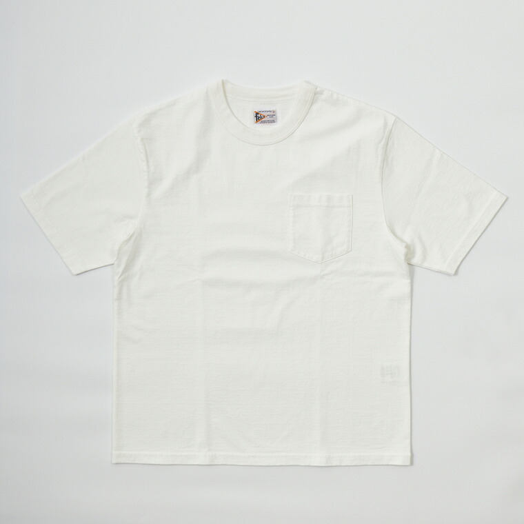 FELCO (フェルコ) S/S BINDER NECK POCKET TEE 7oz 18SINGLE JERSEY - WHITE Tシャツ メンズ