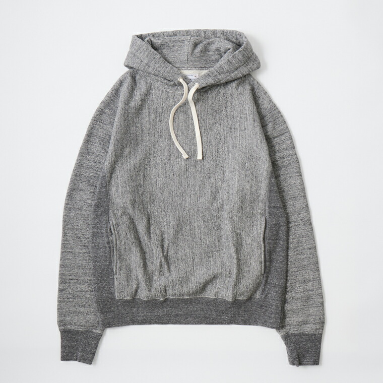 FELCO (フェルコ) 16oz TERRY CLASSIC FIT INVERSE WEAVE SWEAT HOODED PULLOVER - TWISTED CHARCOAL パーカー メンズ