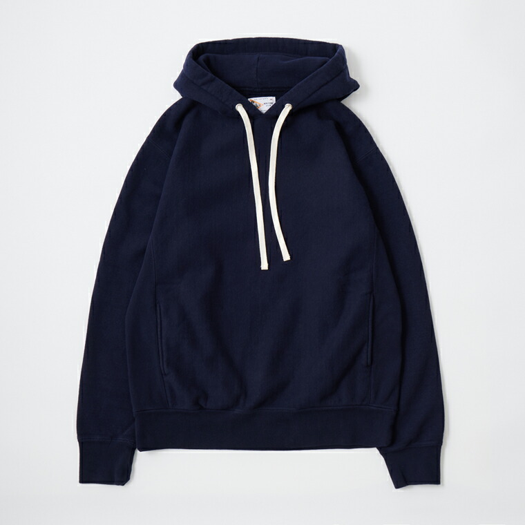 FELCO (フェルコ) 16oz TERRY CLASSIC FIT INVERSE WEAVE SWEAT HOODED PULLOVER - ITALIAN NAVY パーカー メンズ