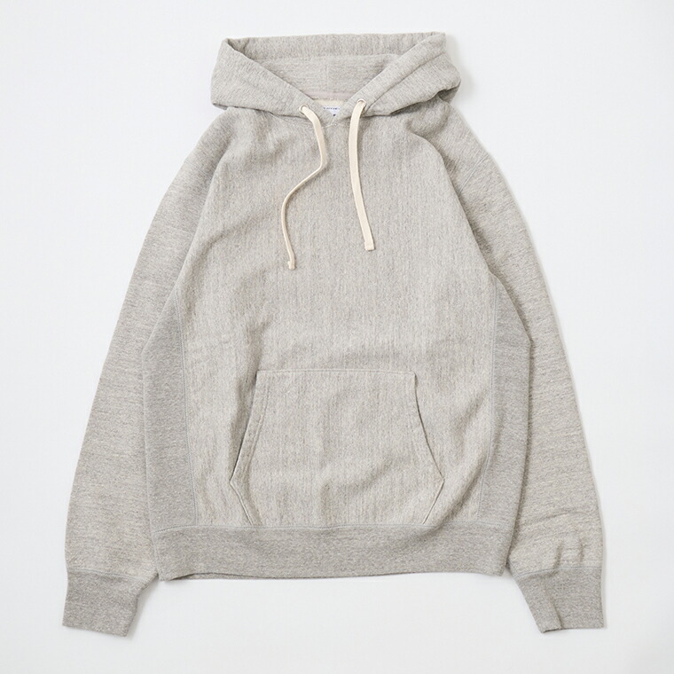 FELCO (フェルコ)  12薬局衡オンス TERRY INVERSE WEAVE PULLOVER PARKA - TWISTED GREY パーカー メンズ’