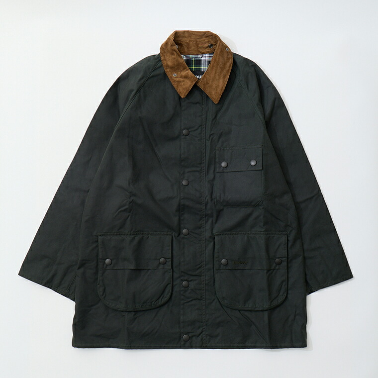 BARBOUR (バブアー) OS SOLWAY WAX JACKET - SAGE オーバーサイズ ソルウェイ ワックスジャケット メンズ