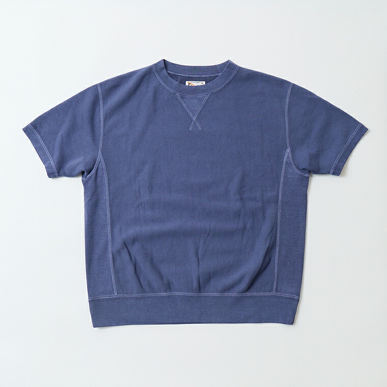 FELCO (フェルコ)  10薬局衡オンス LT WEIGHT FRENCH TERRY S/S INVERSE WEAVE SWEAT CLASSIC FIT - PGR NAVY 半袖 汗水 メンズ’