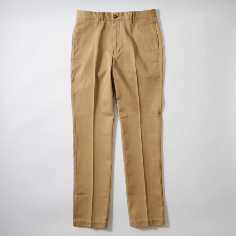 BARNSTORMER (バーンストーマー) NO PLEATS DRESS CHINO PANT - KHAKI チノ食パン メンズ