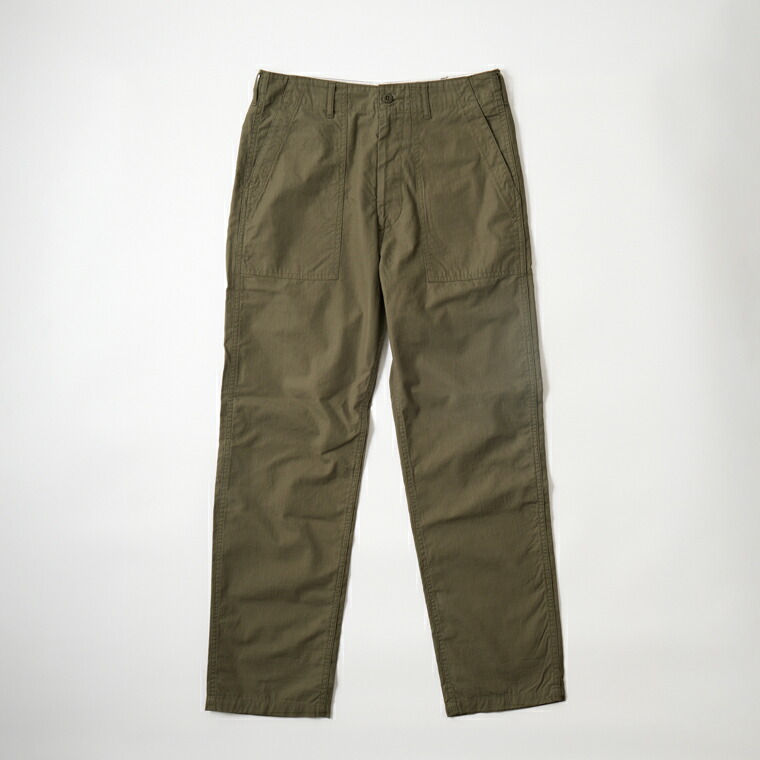 EMPIRE \u0026 SONS (帝国 アンド サンズ)  FATIGUE PANT COTTON RIPSTOP - OLIVE ファティーグパンツ メンズ