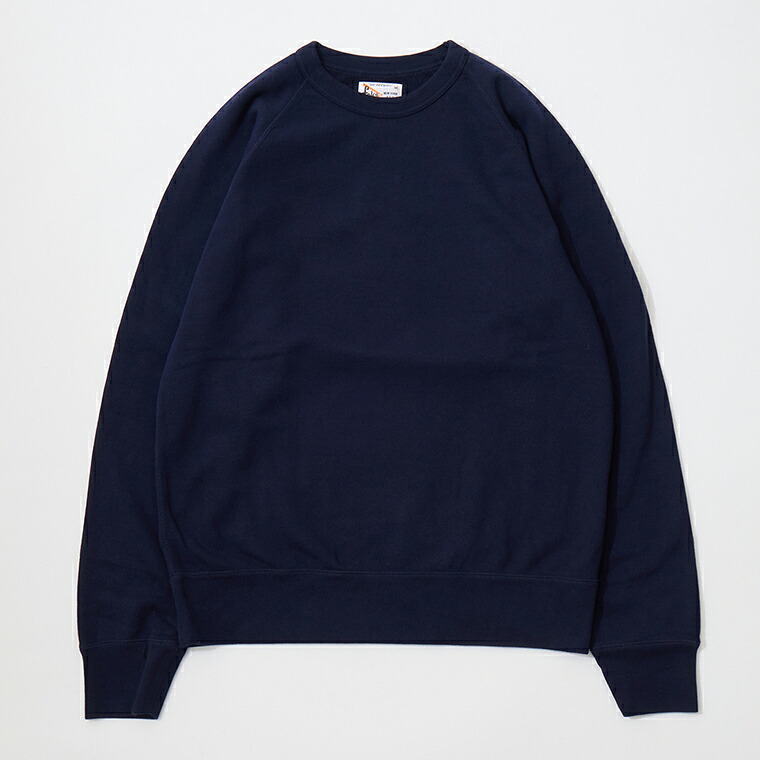 FELCO (フェルコ) CLASSIC FIT RAGLAN BINDER CREW 10oz FRENCH TERRY - 56 ITALIAN NAVY トレーナー メンズ