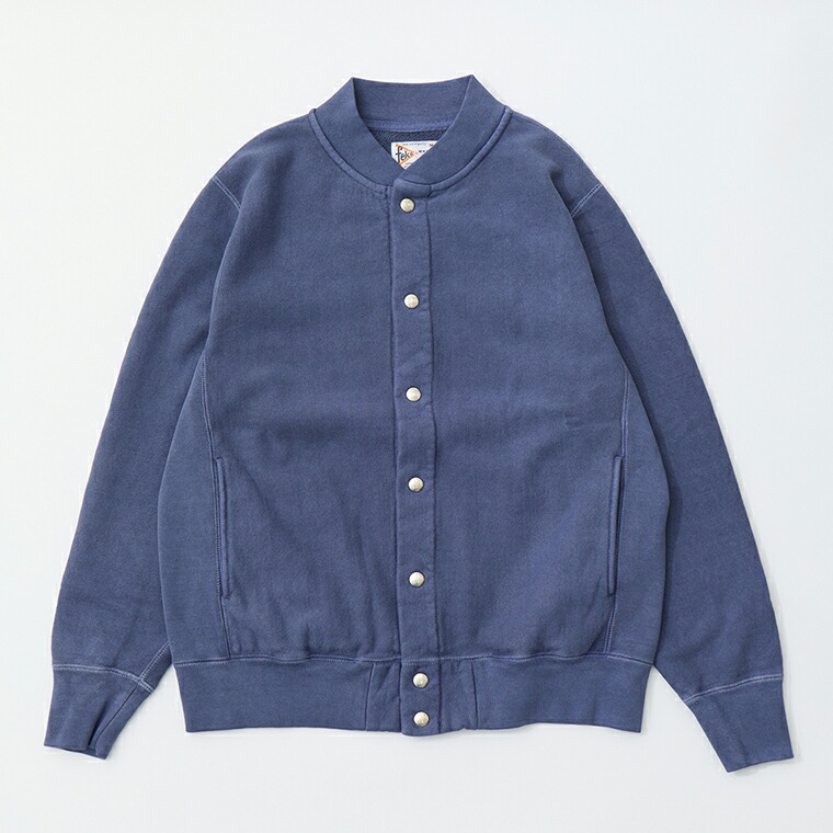 FELCO (フェルコ) CLASSIC FIT AWARD SNAP JACKET 16oz HEAVY WEIGHT TERRY - PGR NAVY アワードジャケット メンズ