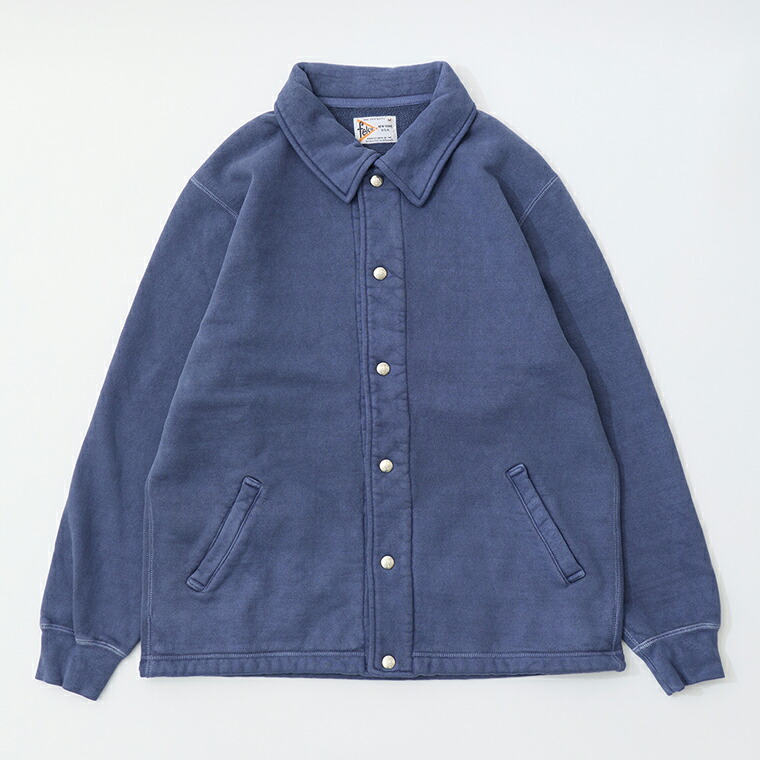 FELCO (フェルコ) CLASSIC FIT COACH JACKET 16oz HEAVY WEIGHT TERRY - PGR NAVY コーチジャケット メンズ 18,480円