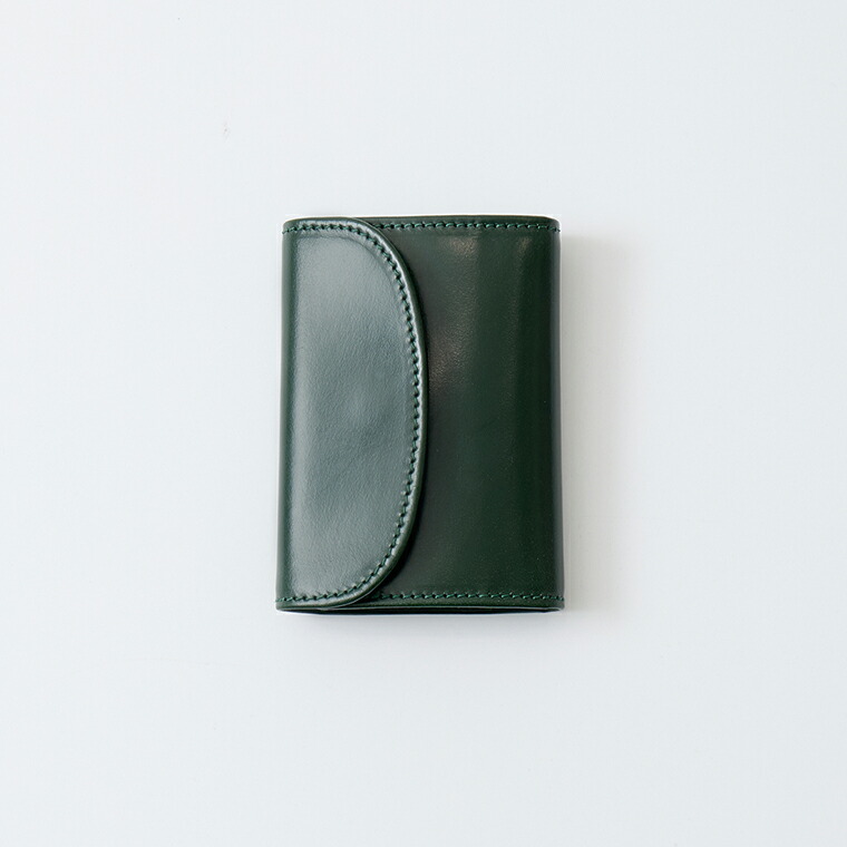 BEORMA LEATHER COMPANY (ベオーマレザーカンパニー) BRIDLE LEATHER 3 FOLD KEY CASE - GREEN ブライドルレザー キーケース