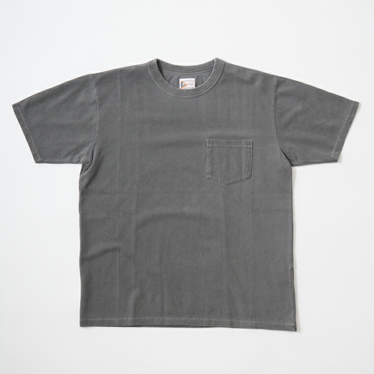 FELCO (フェルコ)  S/S PIQUE POCKET CREW T 40/2 PIQUE - PG BLACK ピケ ティーシャツ メンズ PG_BLACK