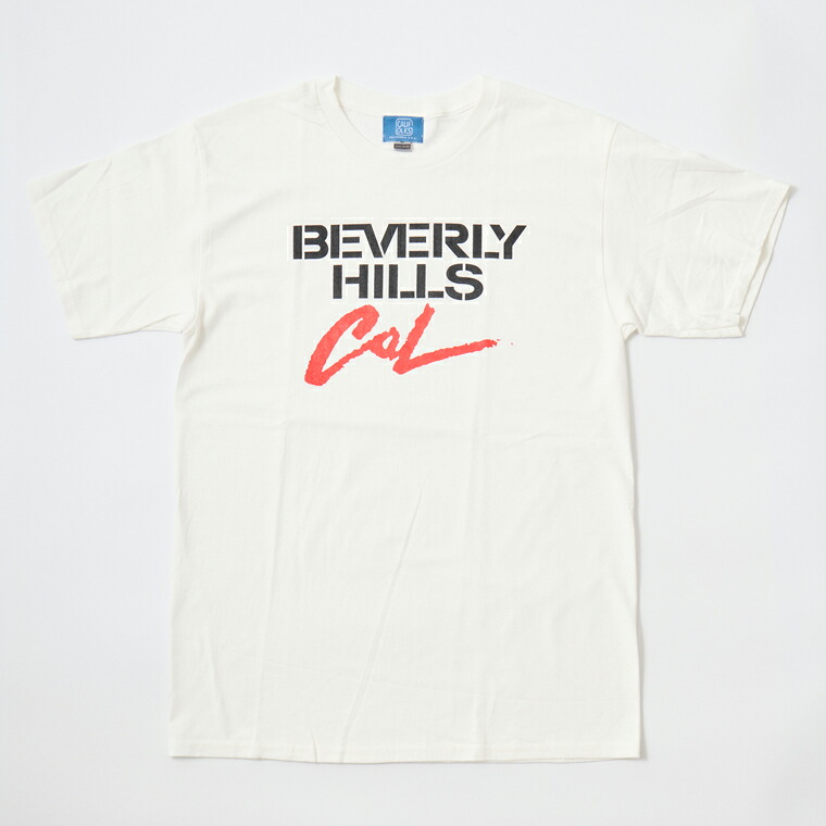 CALIFOLKS (カリフォークス) 天使の都市 MOVIE SERIES T SHIRT BEVERLY HILLS CAL - WHITE 刷り上げる プルオーバー メンズ’