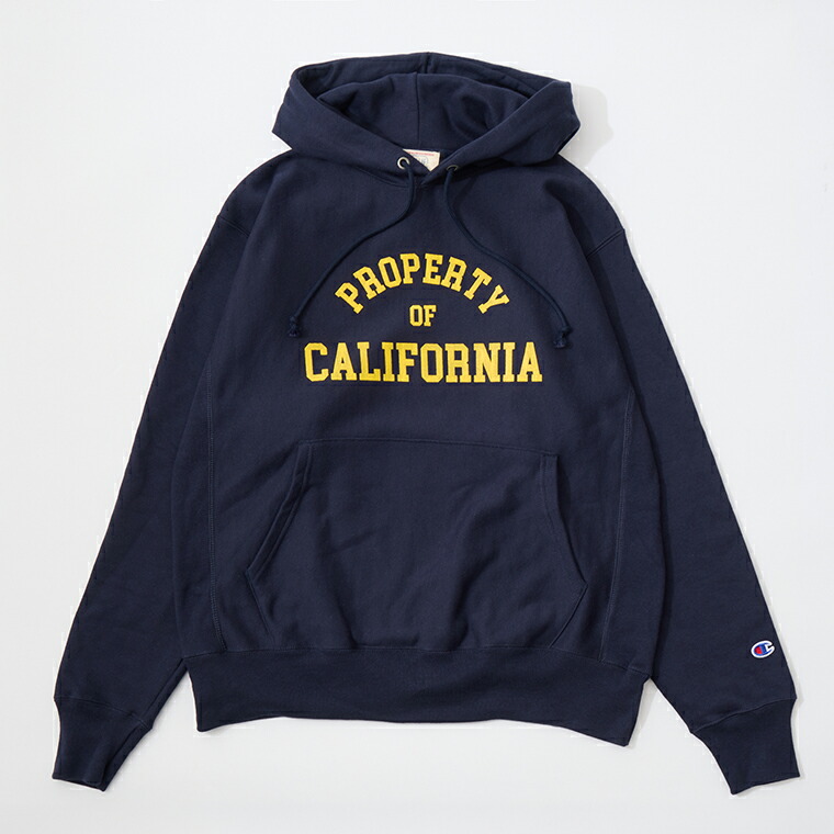 CALIFOLKS (カリフォークス) CHAMPION REVERSE WEAVE CREW NECK SWEAT PROPERTY OF CALIFORNIA - NAVY スウェット プルオーバーパーカー メンズ’ 20,350円