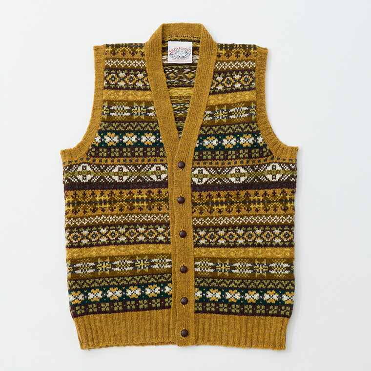 楽天市場】JAMIESON'S (ジャミーソンズ) AOFI VEE NECK WAISTCOAT
