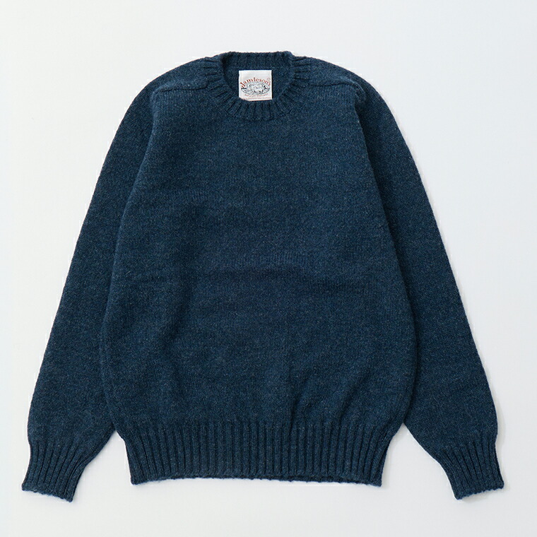 楽天市場】Jamieson's Border Crew Neck sweater knit wool 2tone