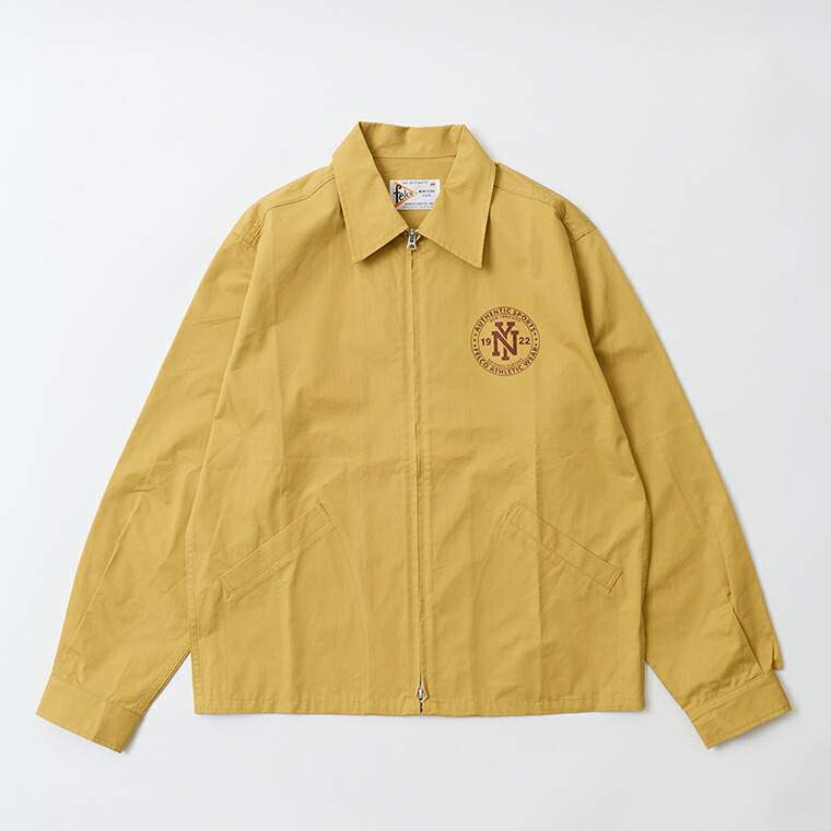 FELCO (フェルコ)  GROUND KEEPER JACKET W/PRINT - MUSTARD 綿織物 グランドキーパージャケット メンズ