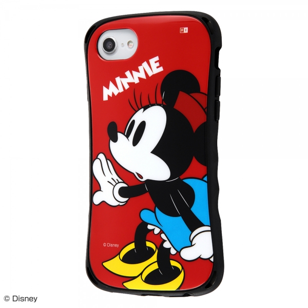 Iphone Se 第二世代 8 7 6s 6 ケース ミニーマウス ディズニー キャラクター かわいい ストラップホール 耐衝撃 側面グリップ Curve 一番人気物
