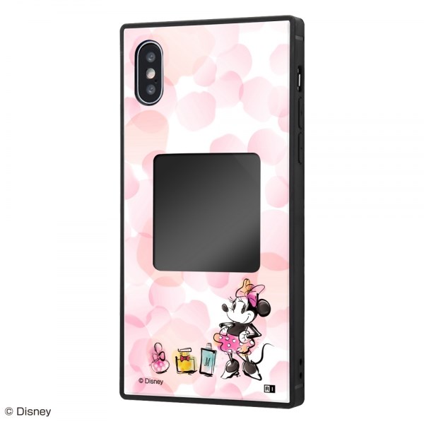 Iphone Xs X ディズニー スマホケースフレームキット Ever ミニーマウス 01 割れにくい 衝撃に強い フォトフレーム 自作ケース ポイント10倍