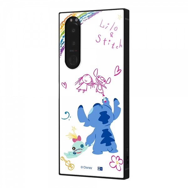 Xperia 5 Iii ディズニーキャラクター 耐衝撃 ハイブリッドケース Kaku リロ スティッチ 落書き 可愛い おしゃれ 希少