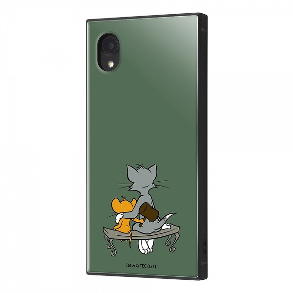 Galaxy 2 5g トムとジェリー 耐衝撃ハイブリッドケース Kaku ハンマー グリーン 後ろ姿 キャラクター かわいい