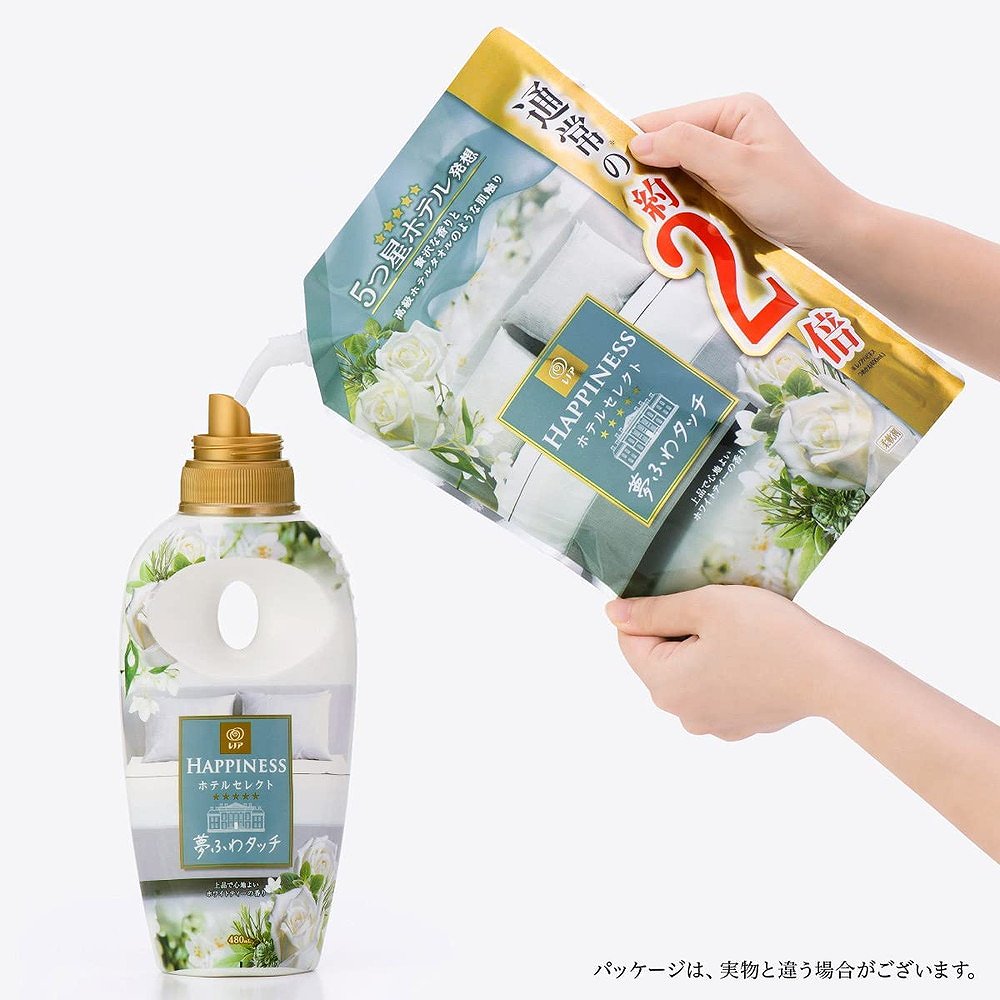 男女兼用 柔軟剤 レノア ハピネス 夢ふわタッチ アンティークローズ 詰替用 1400ml 6個セット fucoa.cl