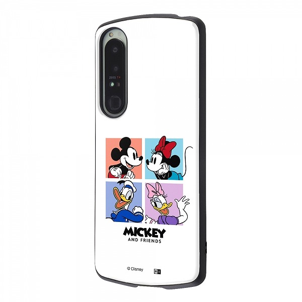 スマホケース Xperia 1 Iv ディズニー 耐衝撃ケース かわいい ミッキー フレンズ 白 ホワイト おすすめ キャラクター 最大15 Offクーポン
