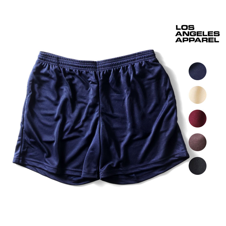 LOS ANGELES APPAREL / ロサンゼルスアパレル L-PPQ42 PIQUE MESH SHORTS / ピケメッシュショーツ -全5色- 無地 シンプル メンズ レディース 大きいサイズ MADE IN USA アメリカ ユニセックス[L-PPQ42]｜IMPORT SHOP Extra Exceed