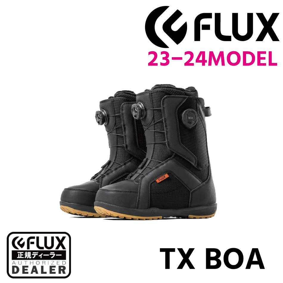 楽天市場】予約特典あり 24 FLUX Boots OM BOA Black フラックス