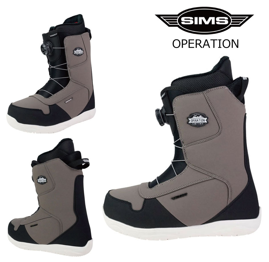 スノーボードブーツ美品、24年モデル　SIMS OPERATION 24.5 スノーボードブーツ美品、24年モデル SIMS OPERATION 24.5