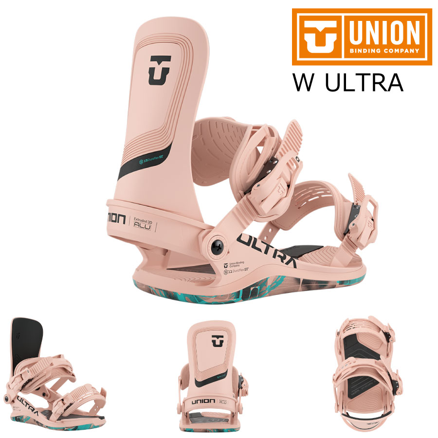 25-26 ユニオン ビンディング ウルトラ ピンク UNION WOMEN'S ULTRA Pink 特典あり レディース スノーボード スノボ フリースタイル 26Snow