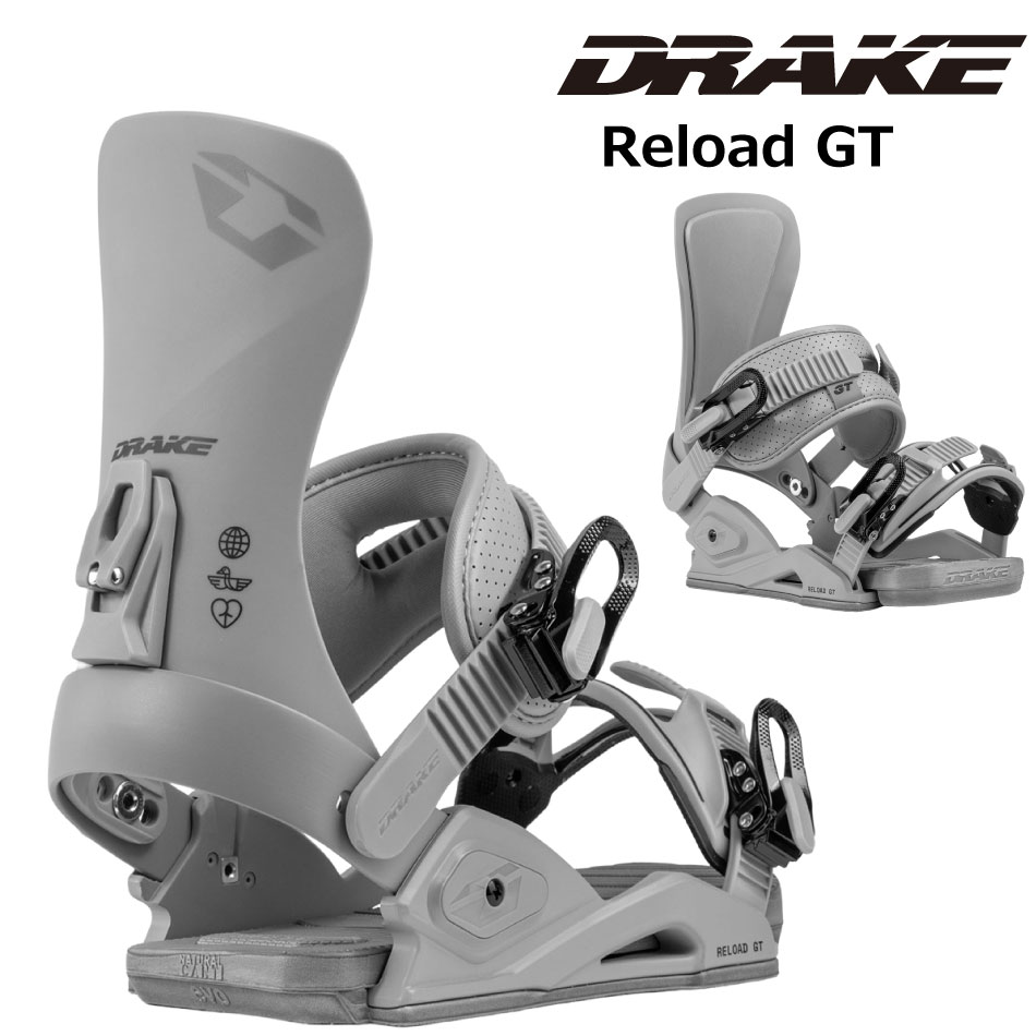 予約商品 26-27 ドレイク ビンディング リロード ジーティー グレー/ブラック DRAKE RELOAD GT Grey/Black パーク パウダー 27Snow 正規品 スノーボード 板｜ＥＸＴＲＥＭＥ　店