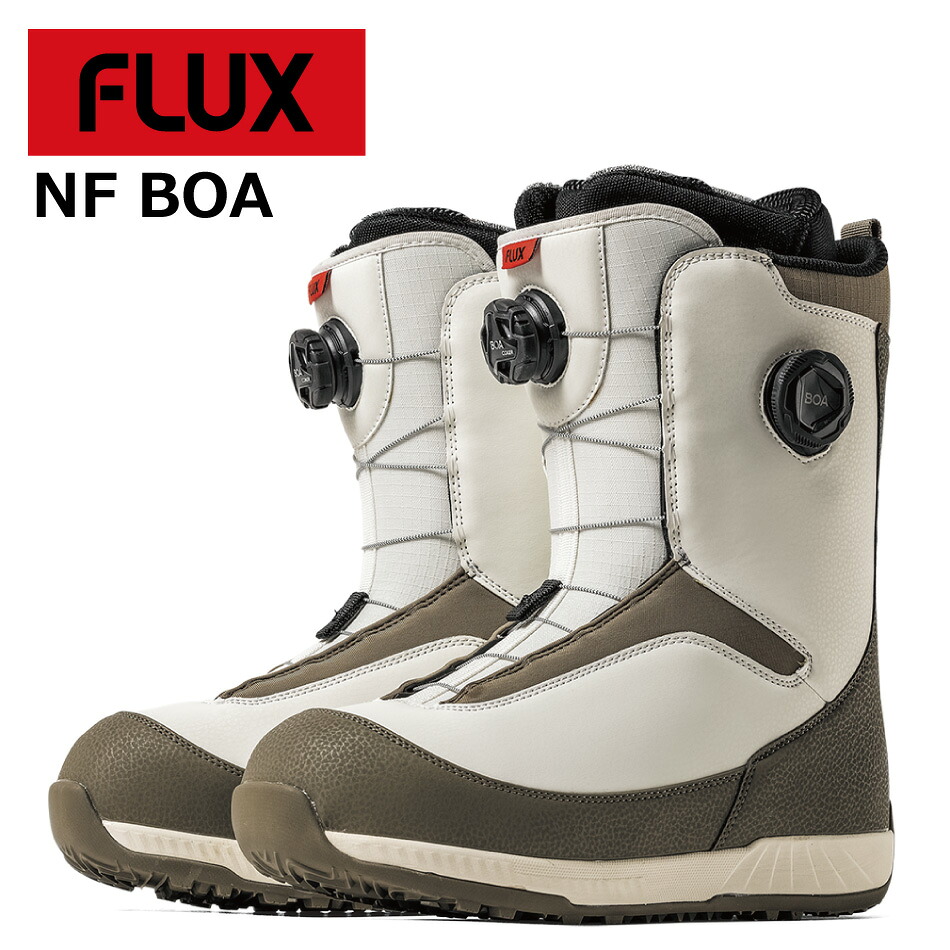 予約商品 26-27 フラックス ボードブーツ エヌエフ ボア ホワイト FLUX Boots NF-BOA White フリーライド パウダー バックカントリー｜ＥＸＴＲＥＭＥ　店