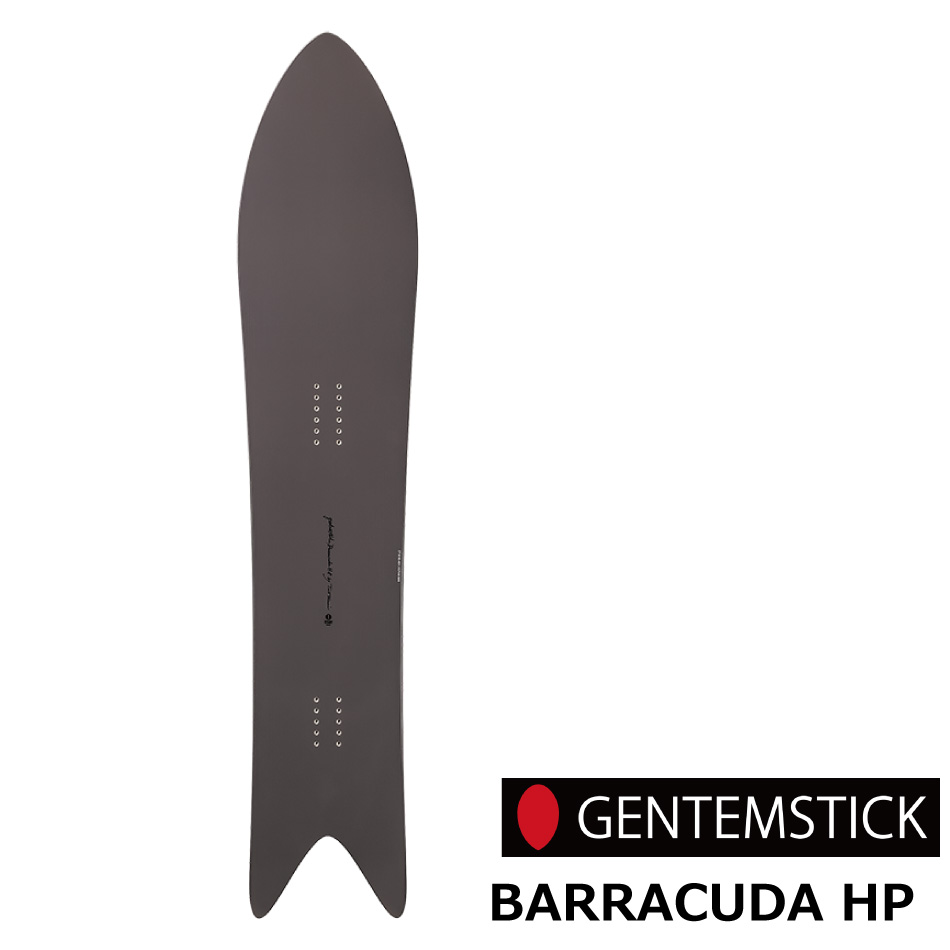 予約商品 26-27 ゲンテンスティック バラクーダハイパフォーマンス GENTEMSTICK BARRACUDA HIGH PERFORMANCE 158.7 アクセルキャンバー スノーボード 板