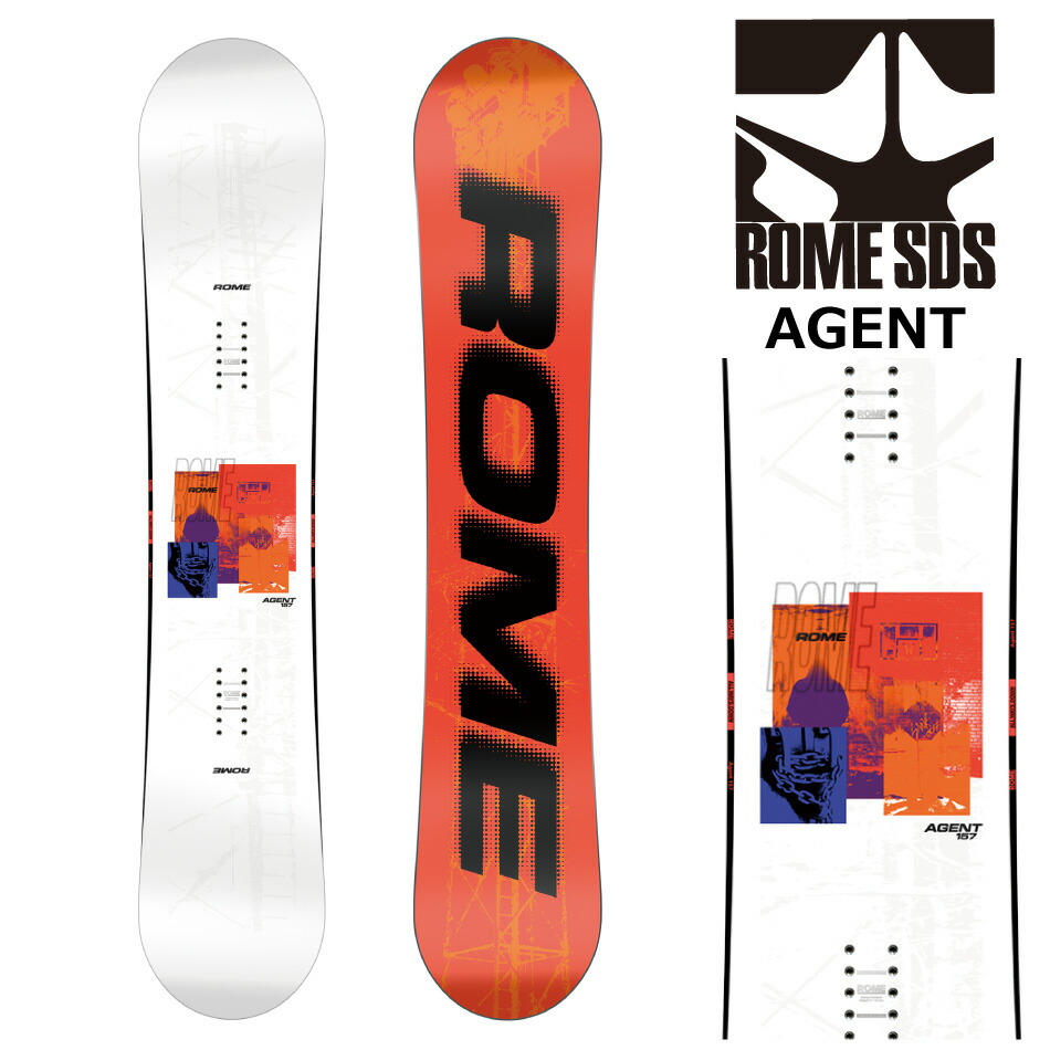 予約商品 26-27 ローム スノーボード エージェント ROME AGENT キャンバー パーク フリーライド ジブ 正規品 スノーボード 板｜ＥＸＴＲＥＭＥ　店 46,926円