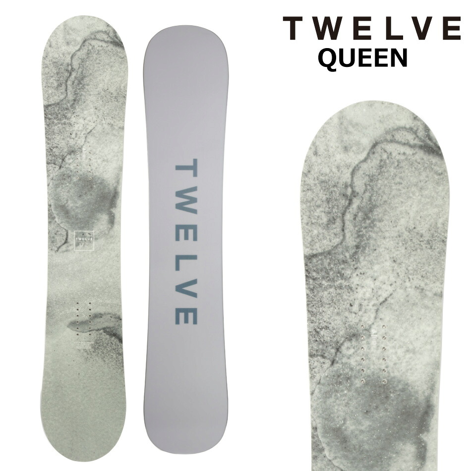 予約商品 26-27 トゥエルブ スノーボード クイーン TWELVE QUEEN ツイン キャンバー オールラウンド パーク 27Snow 小賀坂 大石 智代 畠山恵美 嶌崎 将太