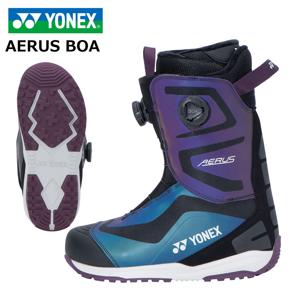 予約商品 26-27 ヨネックス ボードブーツ エアラス ボア ブルーパープル/グリーン YONEX AERUS Boa Boots BluePurple/Green ブーツ ヨネックス
