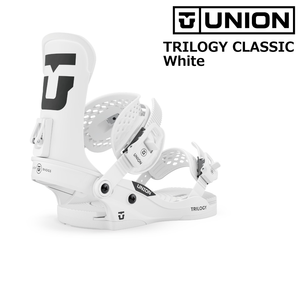 予約商品 26-27 W ユニオン ビンディング トリロジー クラシック ホワイト UNION TRILOGY CLASSIC White レディース ビンディング 27Snow