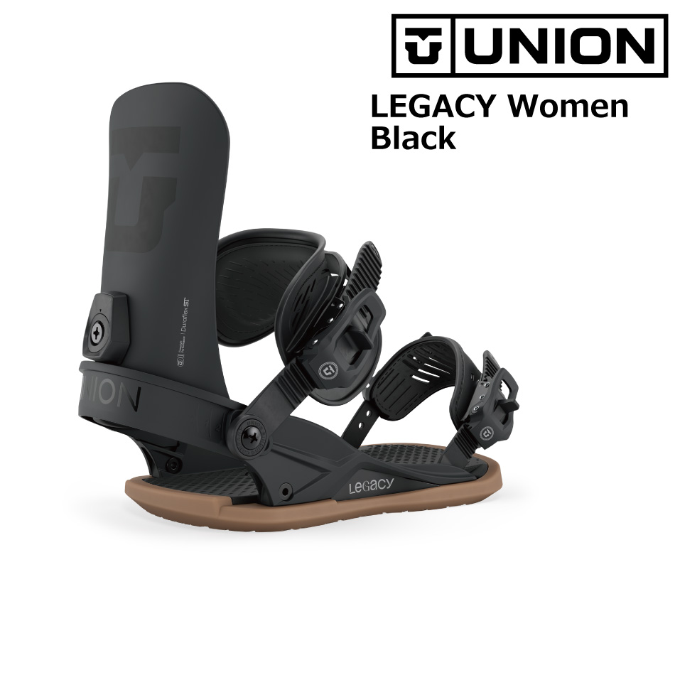 予約商品 26-27 W ユニオン ビンディング レガシー ブラック UNION LEGACY Black レディース スノーボード スノボ オールマウンテン 27Snow