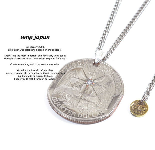 楽天市場】アンプジャパン amp japan 13AA-101 Dime Necklace