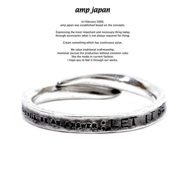 amp japan アンプジャパン 13aj-384 angular ring AMP JAPAN Silver シルバー シンプル リング メンズ レディース