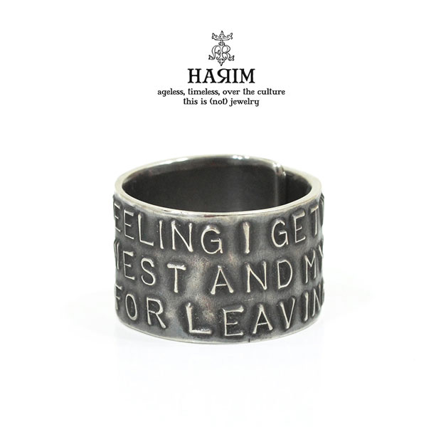 HARIM ハリム HRR037SV Stairway to Heaven Wide RingSilver シルバー シンプル リング レッド ツェッペリン メンズ レディース|EXTREME