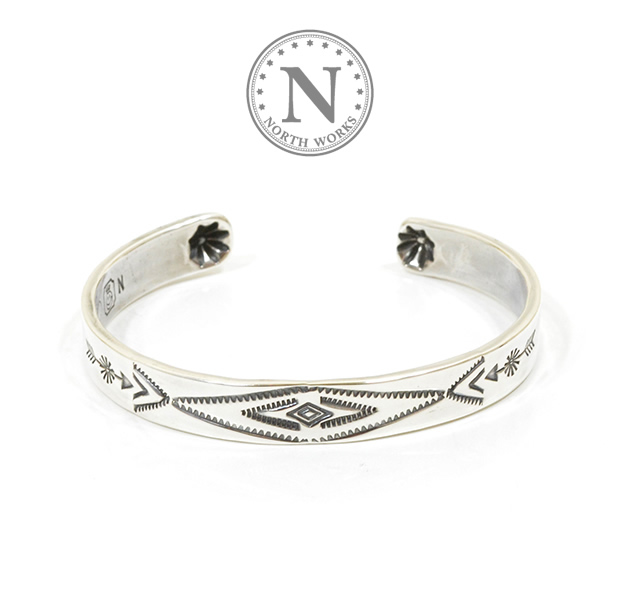 楽天市場】ノースワークス NORTH WORKS W-219 Stamped bangle Silver