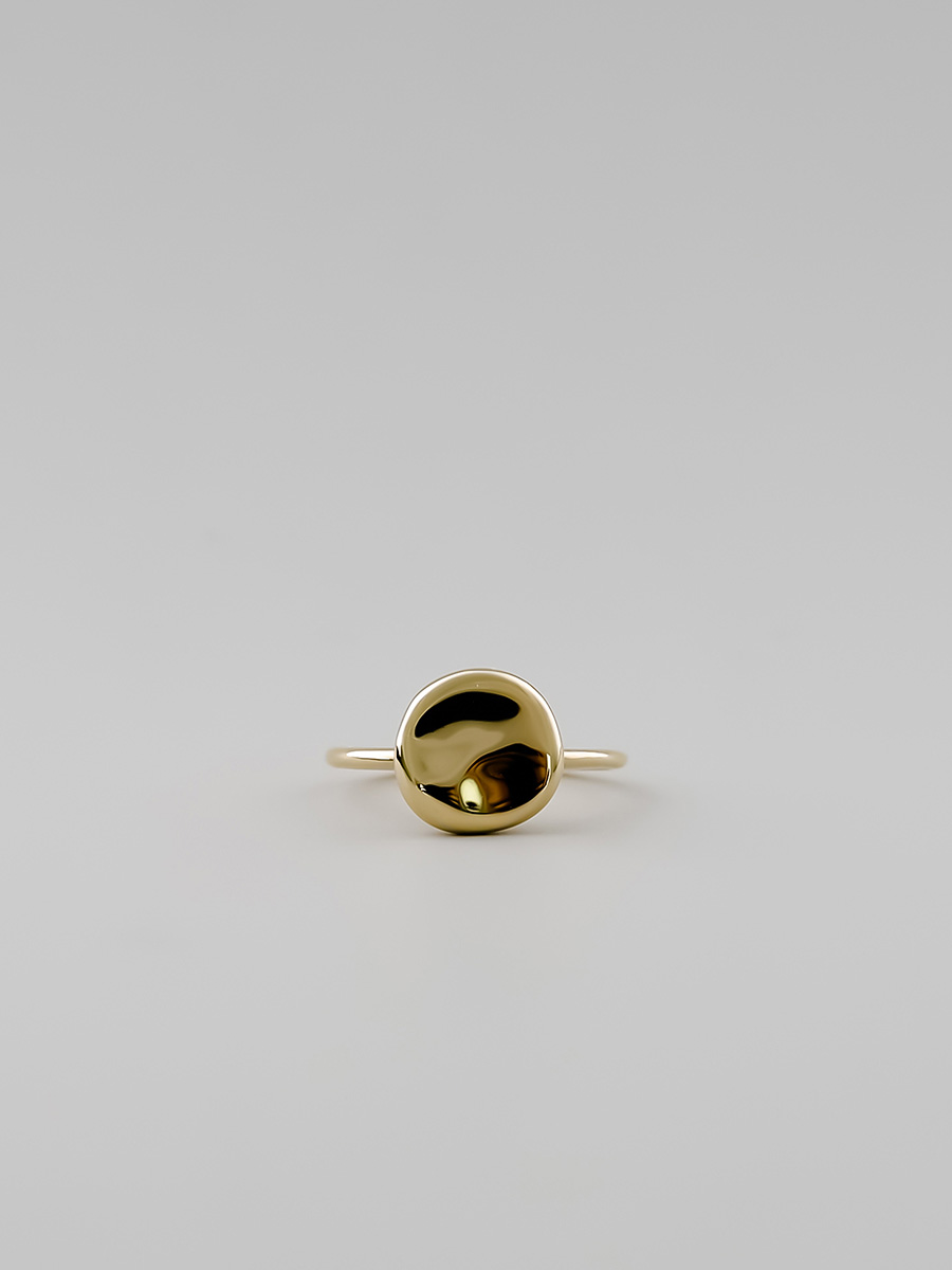 UNKNOWN. U084 “ BEANS ” RING / BRASS アンノウン ブラス 真鍮 リング シンプル メンズ レディース